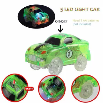 Magija Electronics LED Automobilių Žaislai Mirksi Žiburiai Elektronikos Automobilių Mirksinti Šviesa, Magišką Švytėjimą kelio žaislinius automobilius žaislų automobiliai vaikas