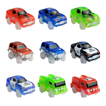 Magija Electronics LED Automobilių Žaislai Mirksi Žiburiai Elektronikos Automobilių Mirksinti Šviesa, Magišką Švytėjimą kelio žaislinius automobilius žaislų automobiliai vaikas