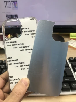 Gamyklos pardavimo Sublimacijos telefono case cover for iphone 6s 7 8 11 xs xr 12 pro max su lipni Aliuminio įdėklais