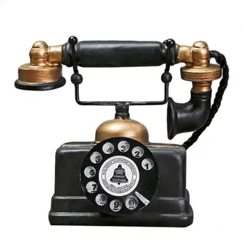 Karšto Naujas Kūrybos Reklaminės Dovanos Retro Telefono Modelis Antikvariniai Darbalaukio Ornamentu Amatų Namų Puošybai Figūrėlės Konkrečių Dovana