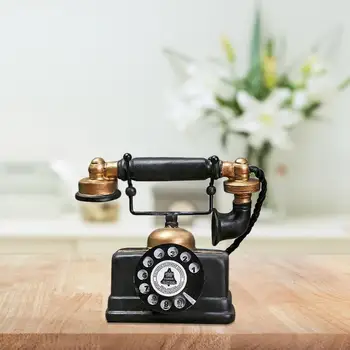Karšto Naujas Kūrybos Reklaminės Dovanos Retro Telefono Modelis Antikvariniai Darbalaukio Ornamentu Amatų Namų Puošybai Figūrėlės Konkrečių Dovana