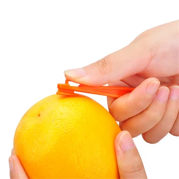 6pcs Orange Lukštenimo orange prietaiso nulupus odą peiliu sulčių pagalbininkas Citrusinių Atidarytuvas vaisių, daržovių įrankiai, Virtuvės Įrankis