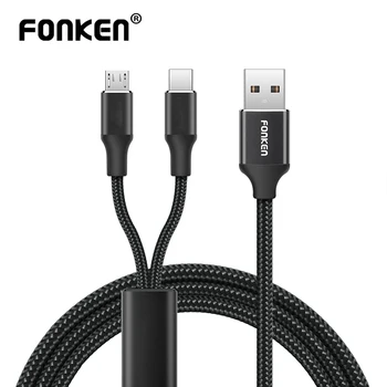 FONKEN 2 In 1 USB Kabelio 
