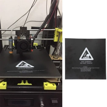 Lova Lipdukas Plarform Spausdintuvas Terminio Popieriaus Coodinate Sukurti 3D Spausdintuvą, Šildomos Matinio Karšto Lova 250/300MM Patvarus Spausdinti Lova Juosta