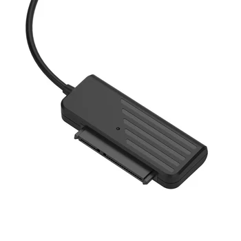 SATA į USB Adapteris,USB 3.1 C Tipo USB3 2.0 Kabelis 2.5 HDD Išorinį Kietąjį Diską Keitiklį Nešiojamas SSD 22 Pin SATA III USB Kabelis
