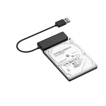 SATA į USB Adapteris,USB 3.1 C Tipo USB3 2.0 Kabelis 2.5 HDD Išorinį Kietąjį Diską Keitiklį Nešiojamas SSD 22 Pin SATA III USB Kabelis