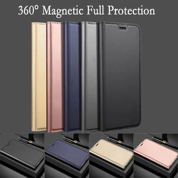 Magnetinio Apversti Piniginės Atveju Xiaomi Mi 5X 6X 8 9 SE 9T 10 Pastaba CC9 F1 F2 Pro A1 A2 Lite Sumaišykite 2 2s Max 3 Magnetas Odos Padengti