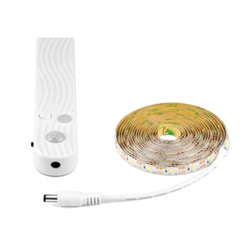 LED Pagal Kabineto Šviesos diodų (LED Juostelės Led Lempos Belaidis PIR Judesio Jutiklis USB Prievado Šviesa Virtuvėje, Laiptai, Spinta, Lova Šoninis apšvietimas