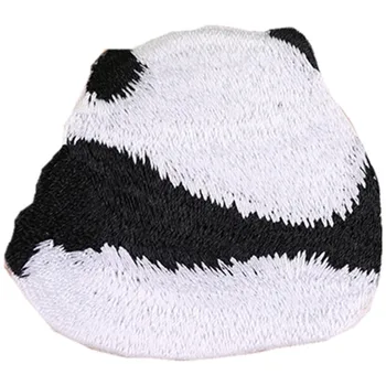 AHYONNIEX Prekės Panda Lopai suknelė siuvinėjimo ženklelis mielas animacinių filmų gyvūnų pleistrai vertus sąskaitos knygelė 