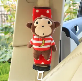 Animacinių filmų Mielas Automobilio Sėdynės Diržo apsaugos Peties Pagalvėlės Pliušinis Vaikams, Vaikų saugos Diržų Apsauga Apima Saugos Diržas, Auto Priedai