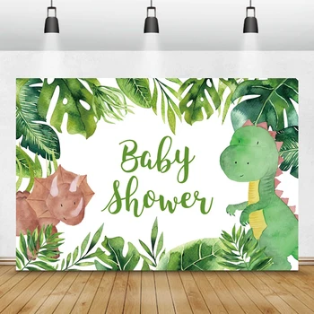 Laeacco Gimtadienio Backdrops Džiunglių Šalis Juros Periodo Pasaulyje Dinozaurų Naujagimiai, Fotografija Tapetai Baby Shower Photophone Photocall