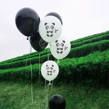Animacinių filmų Panda Folija Balionai Animacinių filmų Gyvūnų ballon Panda Balionas Gimtadienio Apdailos Globos Vaikas Žaislą helio babyshow supplie