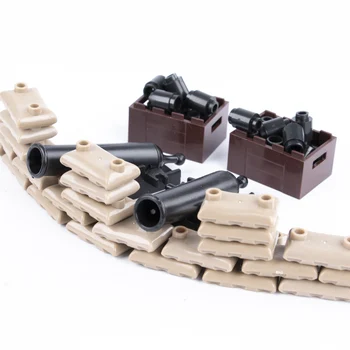 Pirmojo pasaulinio karo Karinės Priedai Blokai Viduramžių Karių Skaičiai Ginklų Dalis Blokai Piratu Laivu Patrankos Modelis Blokai, Plytos