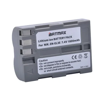 Batmax EN-EL3E, EN EL3e Baterija ENEL3e akku for Nikon už Nikon D300S D300 D100 D200 D700 D70S D80 D90 D50 L15