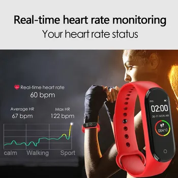 Vyrų, Moterų Smart Apyrankė Aukštos Kokybės Naujas Diržas Sporto Kraujo Spaudimas, Širdies Ritmo Monitorius Žiūrėti Stebėti Vandeniui Fitneso Žiūrėti