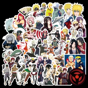 100VNT Anime Narutos Akatsuki Sasuke Itachi Kakashi Gaara Lipdukai Kuprinė 