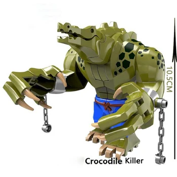 Skatinimas!! Betmenas Krokodilas Žudikas 10.5 cm Pav Blokų Statybos Statybinės Plytos Žaislai Vaikams