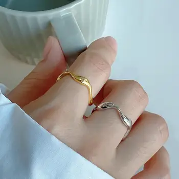 Nykščio Žiedas Skirta Moterims Ir Vyrams, Sklandžiai Piršto Žiedai, Aukso Sidabro Spalvos Pakabukai Mados Juvelyriniai Dirbiniai Žiedas Pora 2020 M.