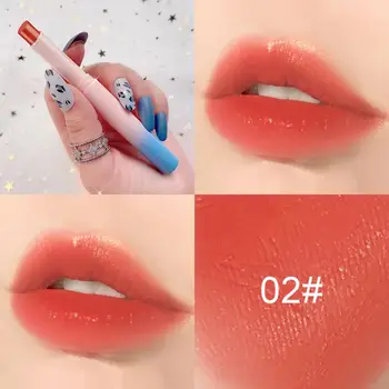 10 Spalvų Natūralaus Matinis Lūpų dažai Lip Tint Lūpų Pen Vandeniui Ilgalaikį Drėgmės Kosmetikos Non-Stick Taurės Lūpų Glazūra TSLM2