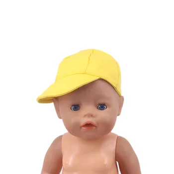 Kepurės Spalva Beisbolo Sporto Atsitiktinis Skrybėlė 18 Colių American Doll&43 CM Gimęs Kūdikis Kartos rusijos 