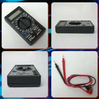 Skaitmeninis Multimetras Testeris Daugiafunkcinis LCD Ekranas Kompaktiškas Elektrinis Ammeter Voltmeter Atsparumas Talpą, Testeris DT830B