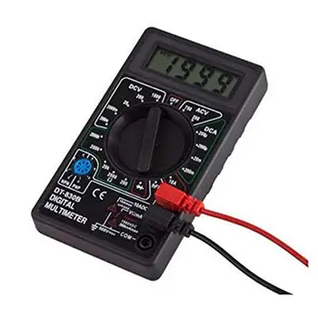 Skaitmeninis Multimetras Testeris Daugiafunkcinis LCD Ekranas Kompaktiškas Elektrinis Ammeter Voltmeter Atsparumas Talpą, Testeris DT830B