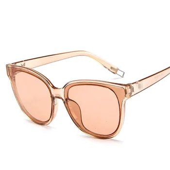 Spalvos prabanga viršų mados cat eye akiniai, akiniai nuo saulės moterims prekės ženklo dizaineris mėlyna jūra saulės akiniai lady moterų oculos de sol UV400