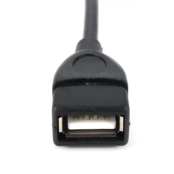 USB 2.0 5Pins Plokštė Moterų Lizdas Perdavimo Female Kabelio Adapteris PC Atveju Vidaus Kabelio ilgintuvas Patch Cord