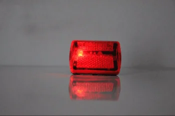 Atsparus vandeniui Dviratį Dviračiu 5 LED Galiniai Šviesos Lempos Lemputė Raudona Atgal Dviračių Saugos Įspėjimas, Mirksi Šviesos Atšvaitas, Priedai