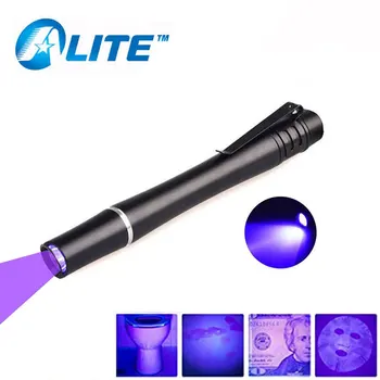 TMWT Ultravioletinių Pen Šviesos Klijų Kietėjimo Nematomas Rašalas Detektorius Penlight 395NM 365NM 380NM, UV Lempa, LED Pen, Šviesos, Žibintuvėlis