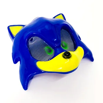 OHMETOY Sonic the Hedgehog Kaukė Super Sonic Cosplay Kostiumai, Žaislai Vaikams Teenages Helovinas Dovana