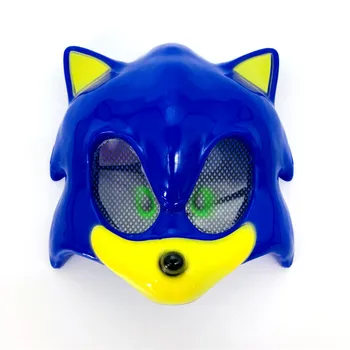 OHMETOY Sonic the Hedgehog Kaukė Super Sonic Cosplay Kostiumai, Žaislai Vaikams Teenages Helovinas Dovana