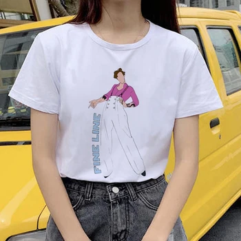2020 Harajuku Baudos Linijos RipT-marškinėliai, Unisex Geek Hip-hop Tshirts Juokinga Estetinės Atsitiktinis Harry Styles Animacinių filmų Grafika Viršūnes&tee