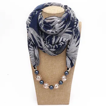 RUNMEIFA Multi-stiliaus Pareiškimą Papuošalai Karoliai Pakabukas Šalikas Moterims Bohemijos Neckerchief Foulard Femme Priedai Hijab Parduotuvėse