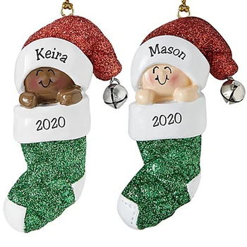 Asmeninį Išgyveno Šeimos Nariai Ornamentu 2020 Atostogų Ornamentas-Specialūs Atmintį Eglutės Papuošalus-Unikali Kalėdų