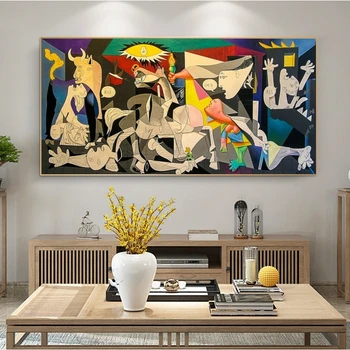 Guernica Picasso Drobės, Paveikslai, Reprodukcijos Garsaus Drobė Sienos Menas, Plakatų Ir Grafikos Picasso Paveikslus Namų Sienų Dekoras