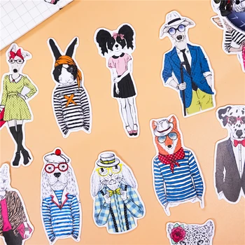 26PCS Cute mados J. Praleisti anime šuo Popieriniai Lipdukai Amatų Ir Scrapbooking lipdukų knyga Dekoratyvinis lipdukas 