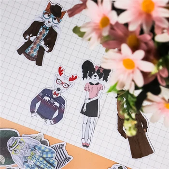 26PCS Cute mados J. Praleisti anime šuo Popieriniai Lipdukai Amatų Ir Scrapbooking lipdukų knyga Dekoratyvinis lipdukas 