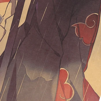 1PC Animacinių filmų Anime Plakatu, Kavinė, Barai, Virtuvės Dekoro Kraft Popieriaus, Plakatai Puošmena Vintage Retro Plakato Sienų Lipdukai 50.5x35cm