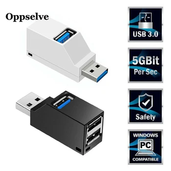 Multi USB Įkrovimo Hub Extender Varomas 2.0 OTG Adapterio Hub 3 Prievadai USB 3.0, Mini HUB Adapteris, skirtas 