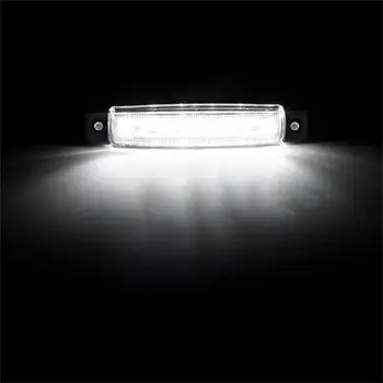 6 LED Automobilių susidūrimų vengimo Lazerio Priešrūkinis Žibintas Auto Anti-rūko Stovėjimo Stabdymo Stabdžių Signalas Rodikliai Motociklo LED Šviesa