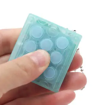 Nauja Vaikų Mini Burbulas Garso Žaislas Begalinis Pop Pop Begalinis Bubble Wrap Stresą Key Chain Žaislai