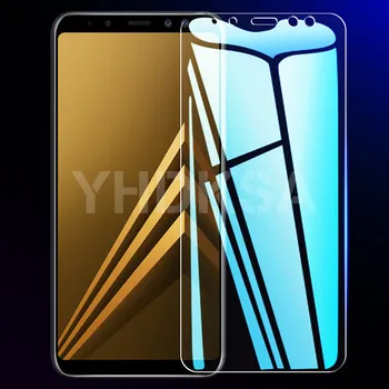 9H Apsauginis Stiklas Samsung Galaxy A6 A8 J4 J6 Plius 2018 Grūdintas Stiklas A5 A7 A9 J2 J8 2018 Screen Protector, Stiklo Plėvelė Atveju