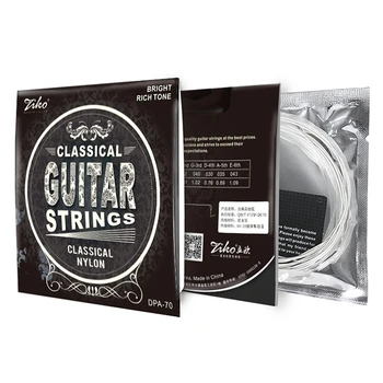 Ziko Dpa-70 Klasikinės Gitaros Stygos Nailono Core Sidabro Padengtą Vario Žaizda Aukštos Įtampos