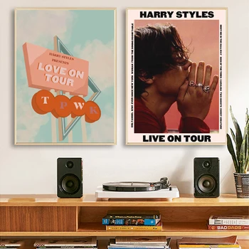Harry Styles Britų Dainininkas Meilės Kelionė, Plakatų ir grafikos , Muzikos Albumą, Sienos Menas Drobė Nuotraukas Tapybos Namų Dekoro Gerbėjų Dovana