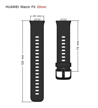 Silikono Dirželis Huawei Žiūrėti Tilptų Protingas Laikrodžiai Minkštas Sporto Vandeniui Riešo Juostos Watchband Apyrankę Reikmenys huawei tinka