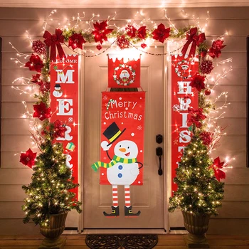 Kalėdų Dekoracijos Namų Veranda Ženklas, Dekoratyvinės Durys Reklama Kabo Linksmų Kalėdų, Kalėdų Papuošalai Navidad 