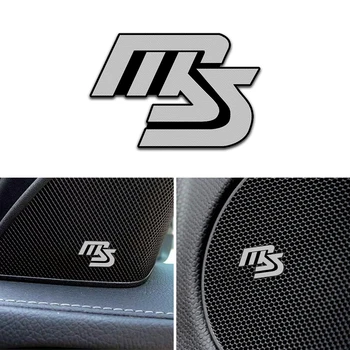 4pcs automobilių garso papuošti 3D Aliuminio Ženklelis Emblema Įklija, Mazda Greičio Ms CX5 CX-3 CX 3 CX3 CX-5 CX 5 M6, M3 Priedai