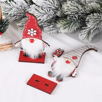 Kūrybos Medinių Kalėdų Ornamentu Santa Claus Angelas Kalėdų Medžio Karolius, Kalėdų Dekoracijos Namuose Naujųjų Metų Navidad 2021