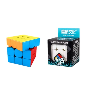 Moyu kubeliai MOYU meilong 3x3x3 Greitis Magiškasis Kubas 3x3x3 Įspūdį Cubo magico profissional neo kubas Švietimo žaislai vaikams